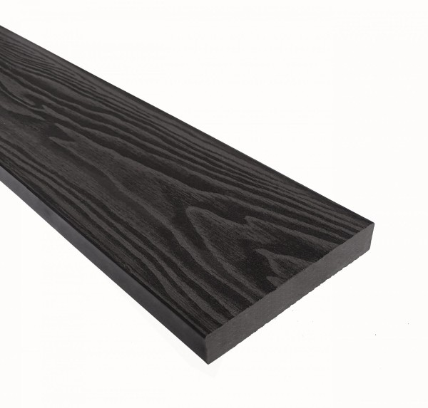 Террасная доска из ДПК Terrapol Смарт 3D Полнотелая без паза Черное дерево купить в Владимире
