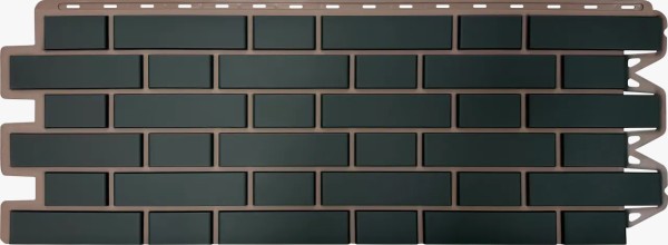 Фасадная панель Альта-Профиль, Кирпич Клинкерный, Графит купить в Владимире