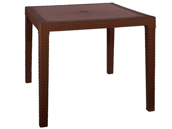 Стол квадратный FIJI Quatro Table Коричневый купить в Владимире