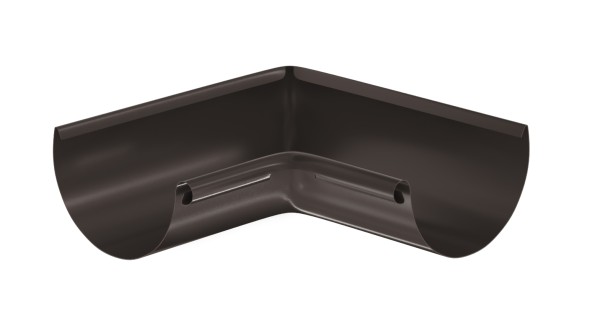 Водосток Aquasistem, система 125x90 - Угол желоба, внутренний 90° RR 32 Тёмно-Коричневый купить в Владимире