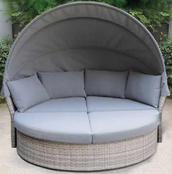 Диван-Трансформер AFINA плетеный из иск. ротанга AFM-325G Grey купить в Владимире