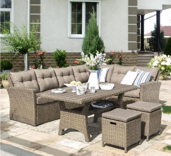 Комплект мебели AFINA плетеной из иск. ротанга AFM-307B Beige купить в Владимире