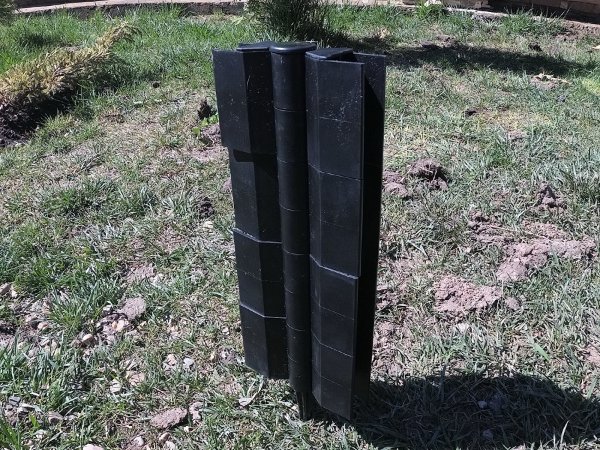 Угловой элемент поворотный, пластиковый от 60° до 300° для доски 300х30 мм из ДПК чёрный Holzhof купить в Владимире