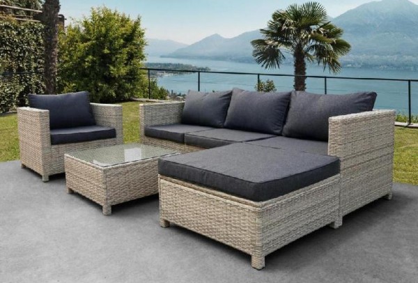 Комплект мебели AFINA плетеной из иск. ротанга YR821G Grey/Grey купить в Владимире