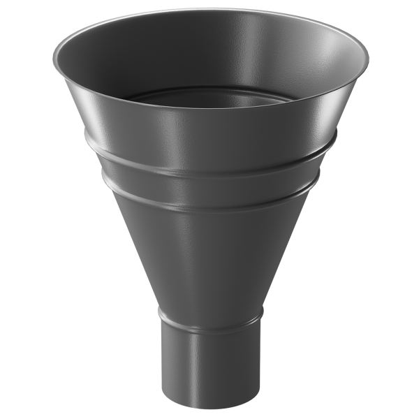 Воронка водосборная Döcke STAL PREMIUM, Графит купить в Владимире