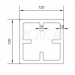 Столб SEQUOIA Evolution 3D WOOD GRAY купить в Владимире