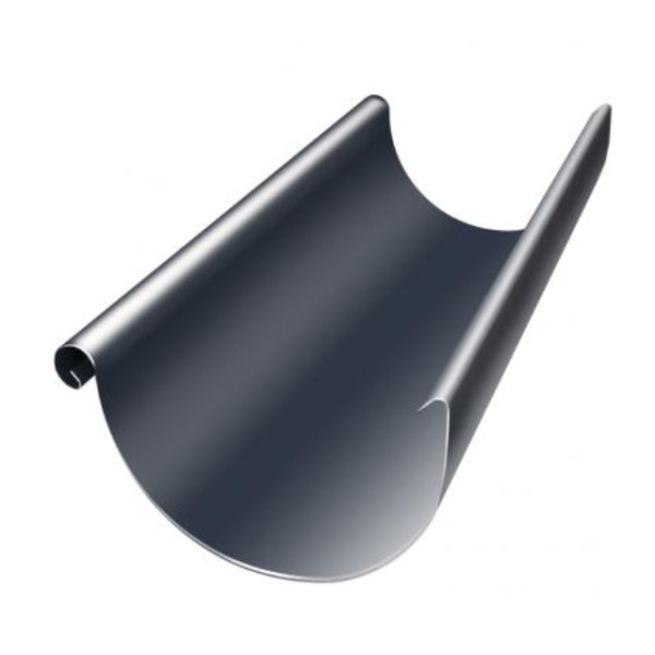 Водосток Grand Line 150x100 – Полукруглый желоб 3 метра RAL 7024 купить в Владимире