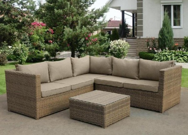 Комплект мебели AFINA плетеной из иск. ротанга YR825B Beige купить в Владимире