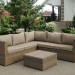 Комплект мебели AFINA плетеной из иск. ротанга YR825B Beige купить в Владимире