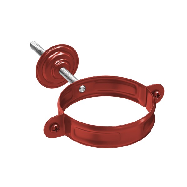 Водосток Aquasistem, система 125x90 - Комплект крепления трубы RR 29 Бургундский купить в Владимире