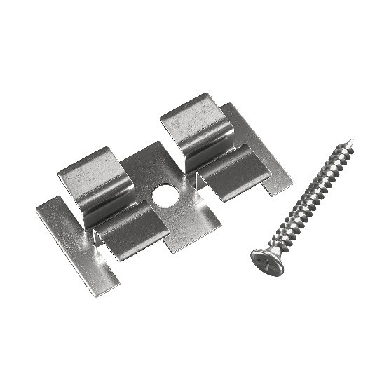 Клипса с саморезом, Grinder шовный монтаж 5 mm купить в Владимире