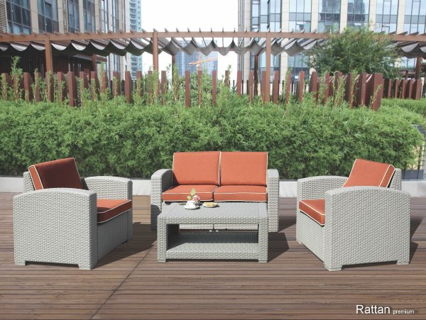 Уличные диваны и кресла коллекции Rattan Premium 4 купить в Владимире