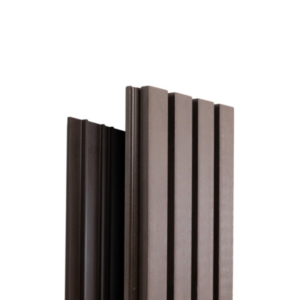 Фасадная доска Ecodecking Техно реечная 200х26х3000 Венге купить в Владимире