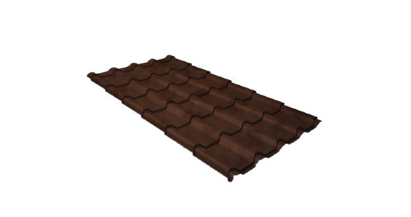 Металлочерепица камея 0,45 Safari Twincolor Brown купить в Владимире