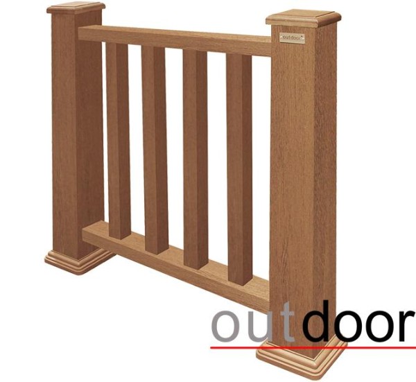 Ограждение из ДПК Outdoor Классик 3D STORM дуб купить в Владимире