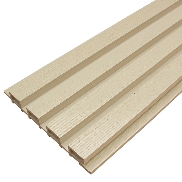 Фасадная доска из ДПК Faynag Wood Рейка Слоновая кость купить в Владимире