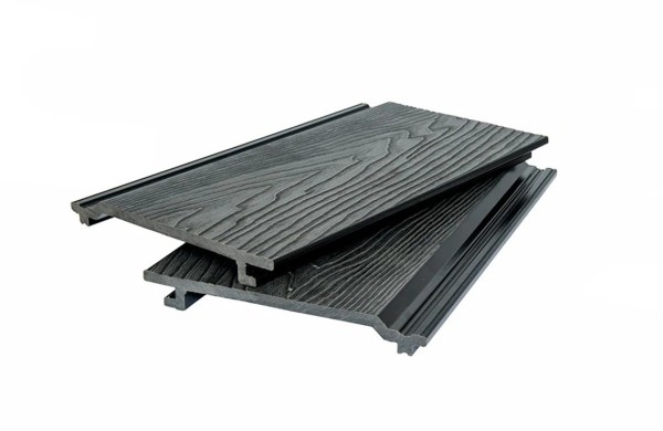 Фасадная доска 3D WOOD BRUSHING, чёрный купить в Владимире