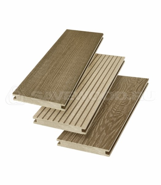 Террасная доска SW Fraxinus (R) полнотелая «SaveWood» Тик купить в Владимире