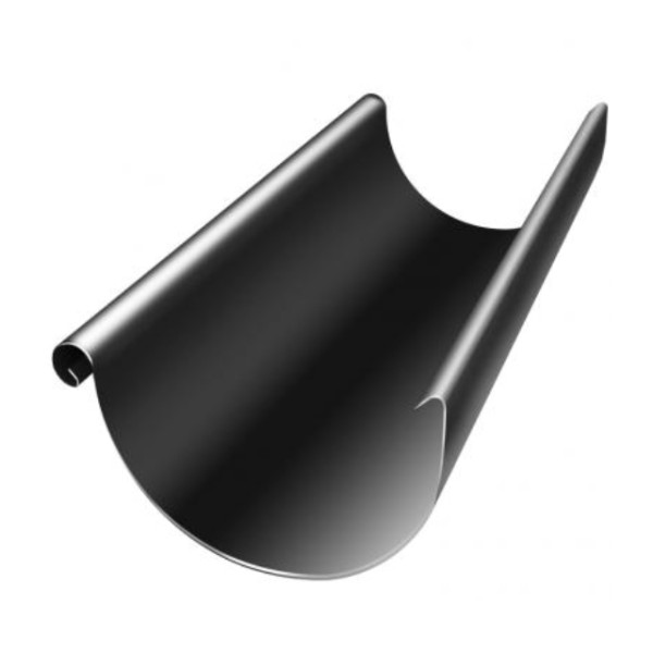 Водосток Grand Line 125x90 – Желоб 3м RAL 9005 купить в Владимире