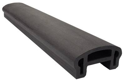 Перила вехнее фигурное Woodvex Select Графит купить в Владимире