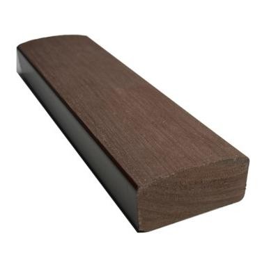 Лавочный брус Ecodecking Некст полнотелый брашированный 70х35 шоколад купить в Владимире