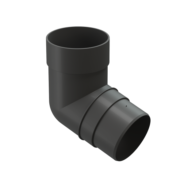 Колено 72˚ для водосточной трубы Docke Premium Графит купить в Владимире