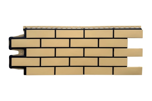 ФП Grand Line клинкерный кирпич ПРЕМИУМ Песочный (шов RAL 9005) купить в Владимире