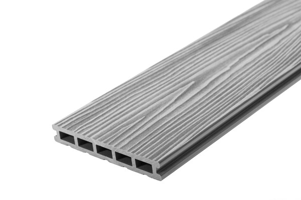 Террасная доска из ДПК RusDecking Unodeck Mogano - Серый купить в Владимире