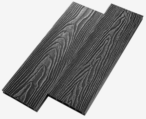 Террасная доска из ДПК RusDecking Unodeck Vintage - Графит купить в Владимире