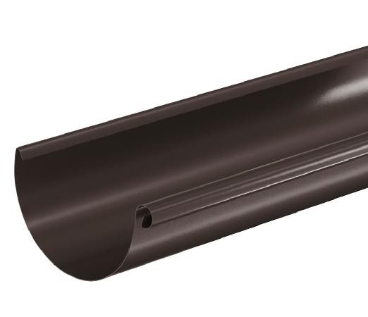 Водосток Aquasistem, система 125x90 - Водосточный желоб 3.00м RR 32 Тёмно Коричневый купить в Владимире