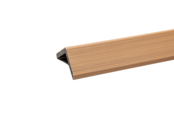 Уголок торцевой Ecodecking Скай коэкструзия 45х45х3000 Бук купить в Владимире