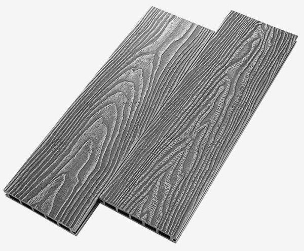 Террасная доска из ДПК RusDecking Unodeck Vintage - Серый купить в Владимире